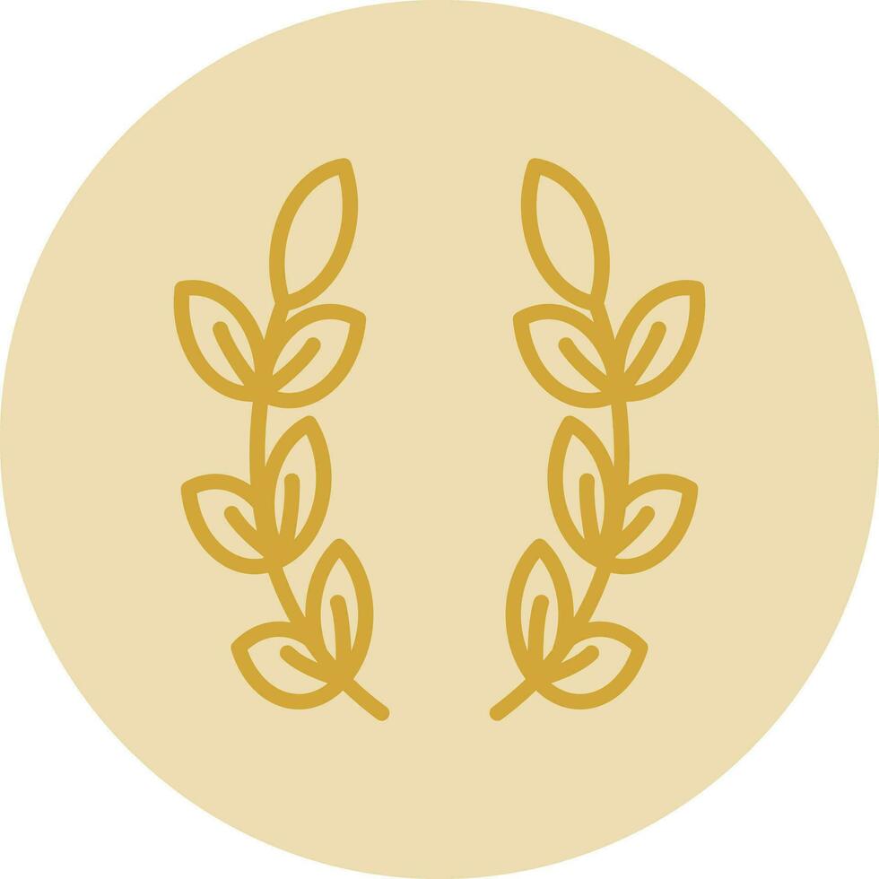 Laurel Vector Icon Design