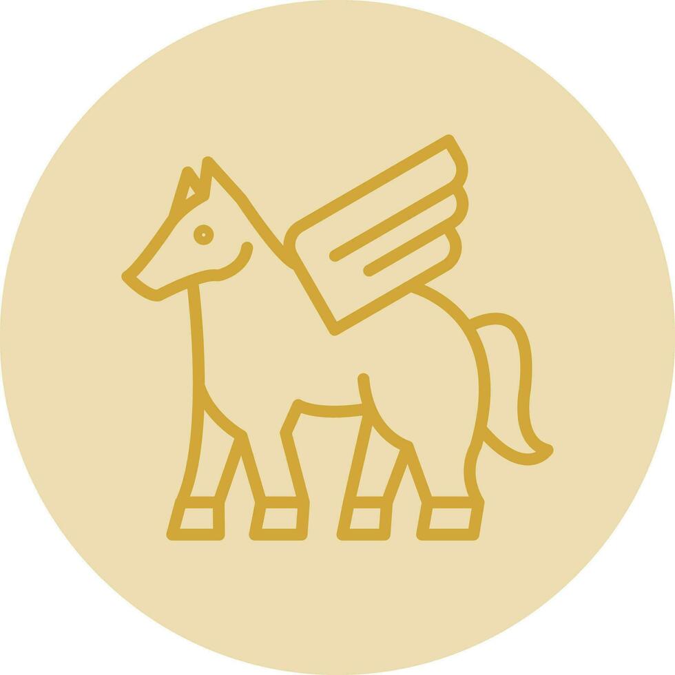 Pegasus Vector Icon Design