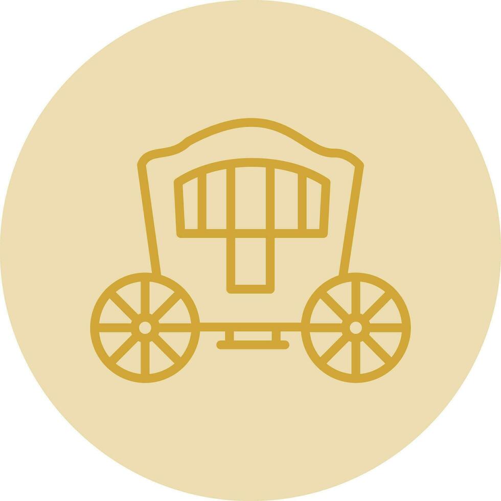 Carriage Vector Icon Design