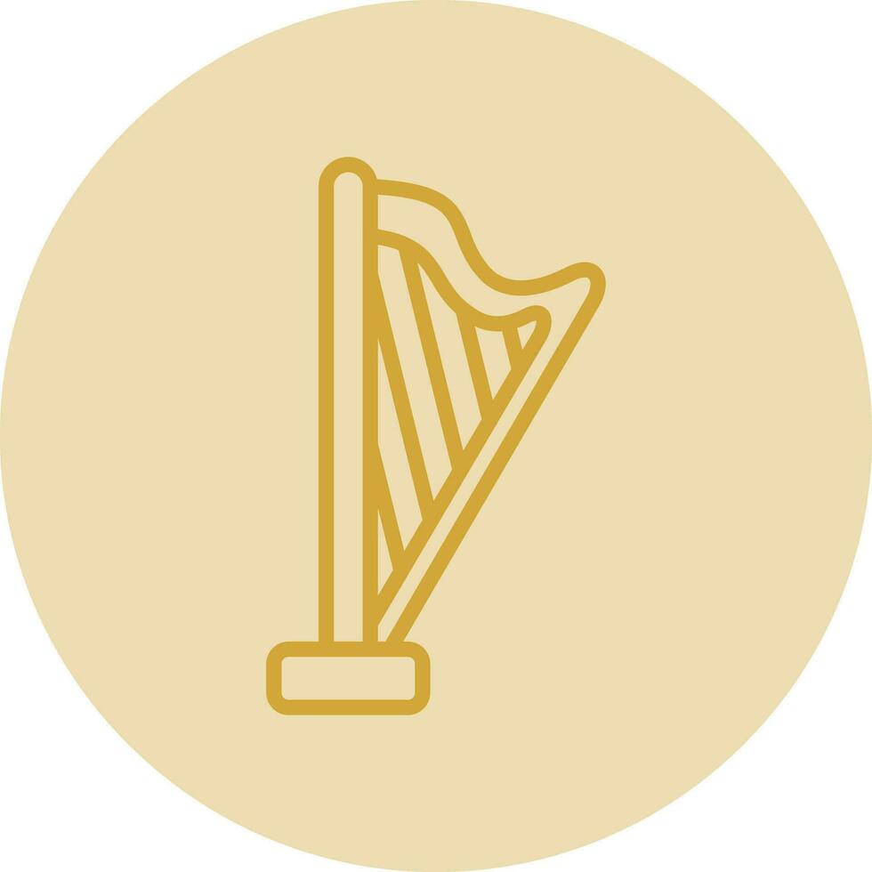 Harp Vector Icon Design