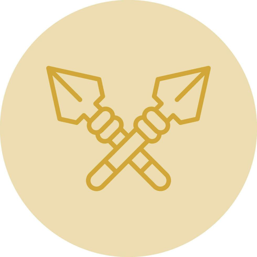 Spear Vector Icon Design
