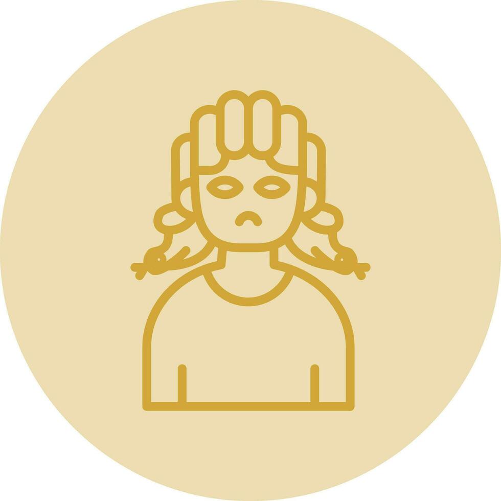 Medusa Vector Icon Design