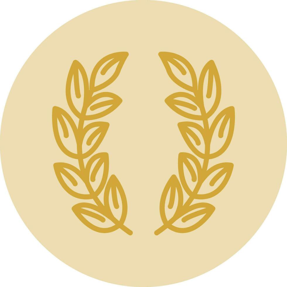 Laurel Vector Icon Design