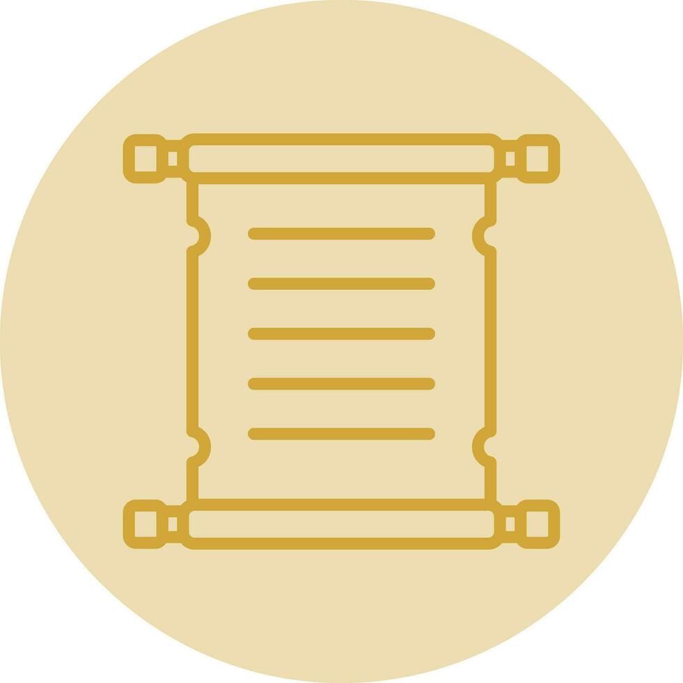Parchment Vector Icon Design