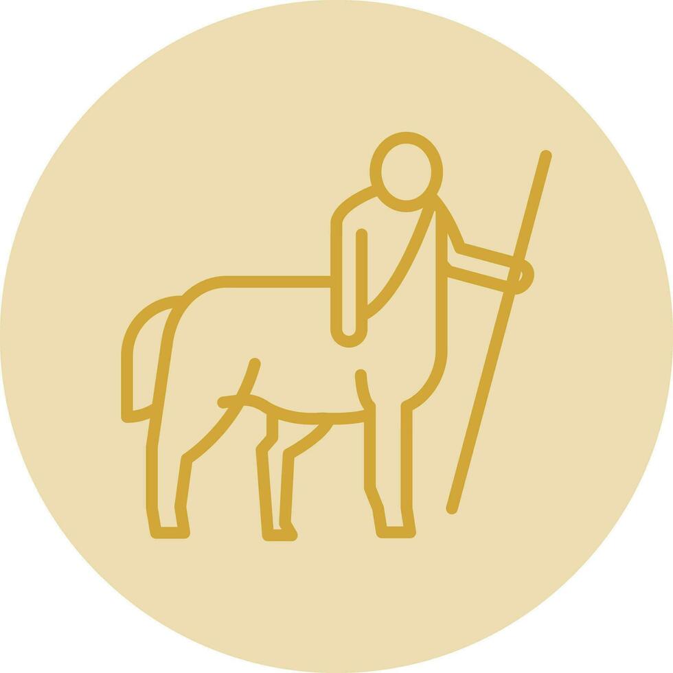 Centaur Vector Icon Design