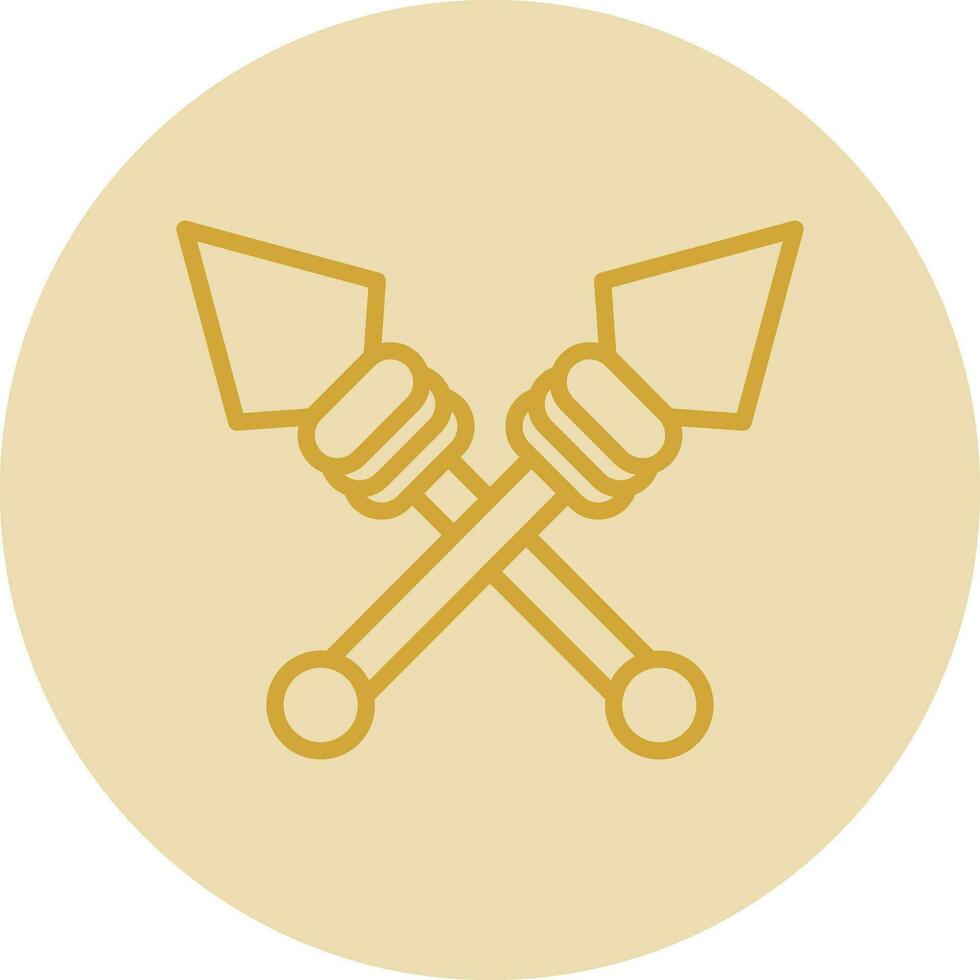 Spear Vector Icon Design