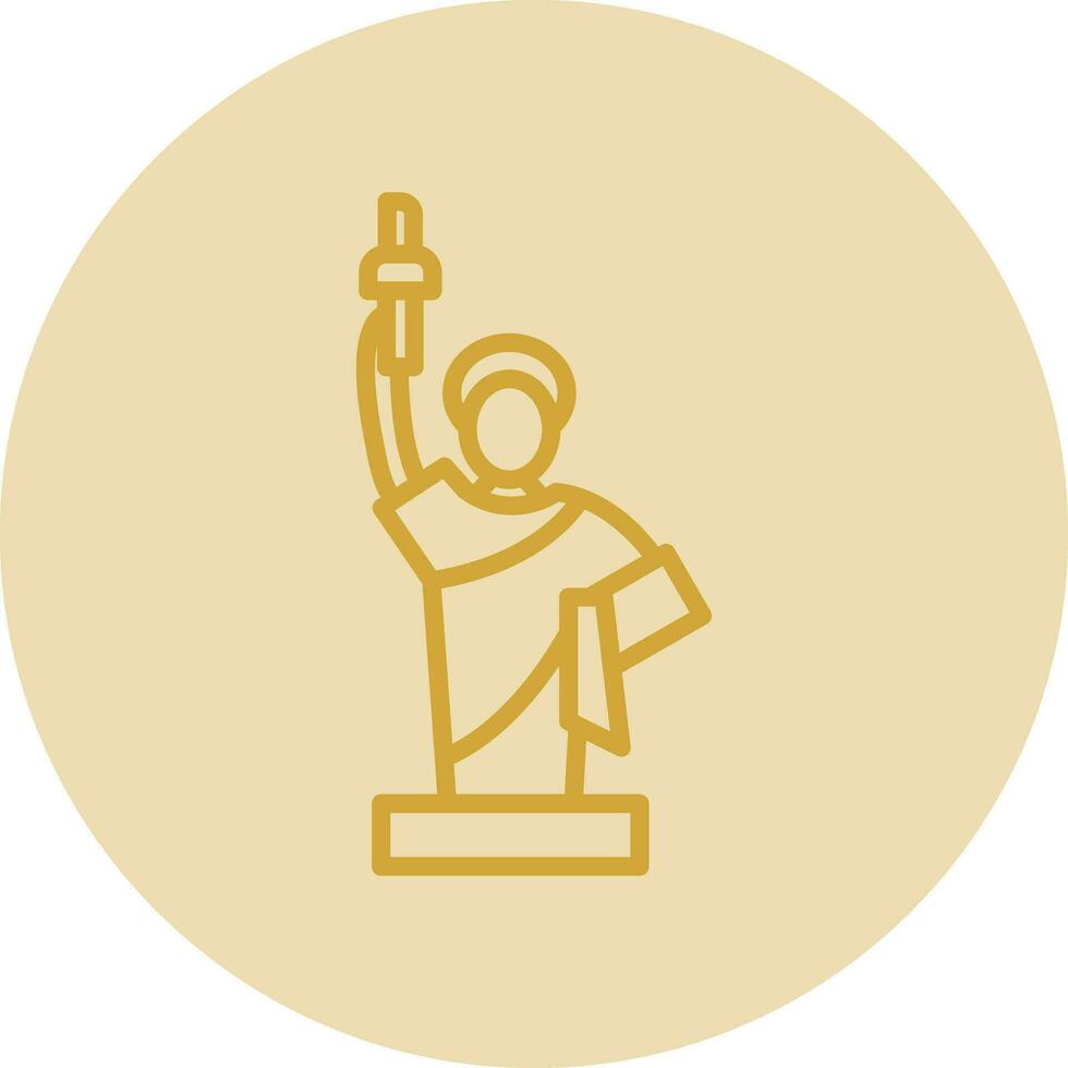 Statue Vector Icon Design
