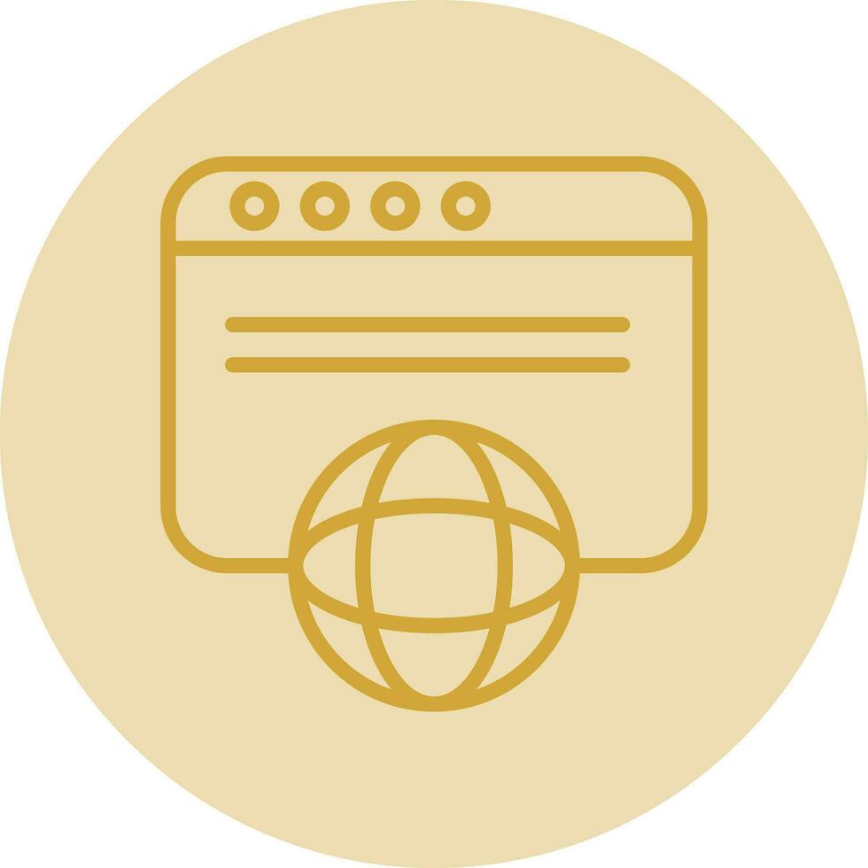 Browser Vector Icon Design