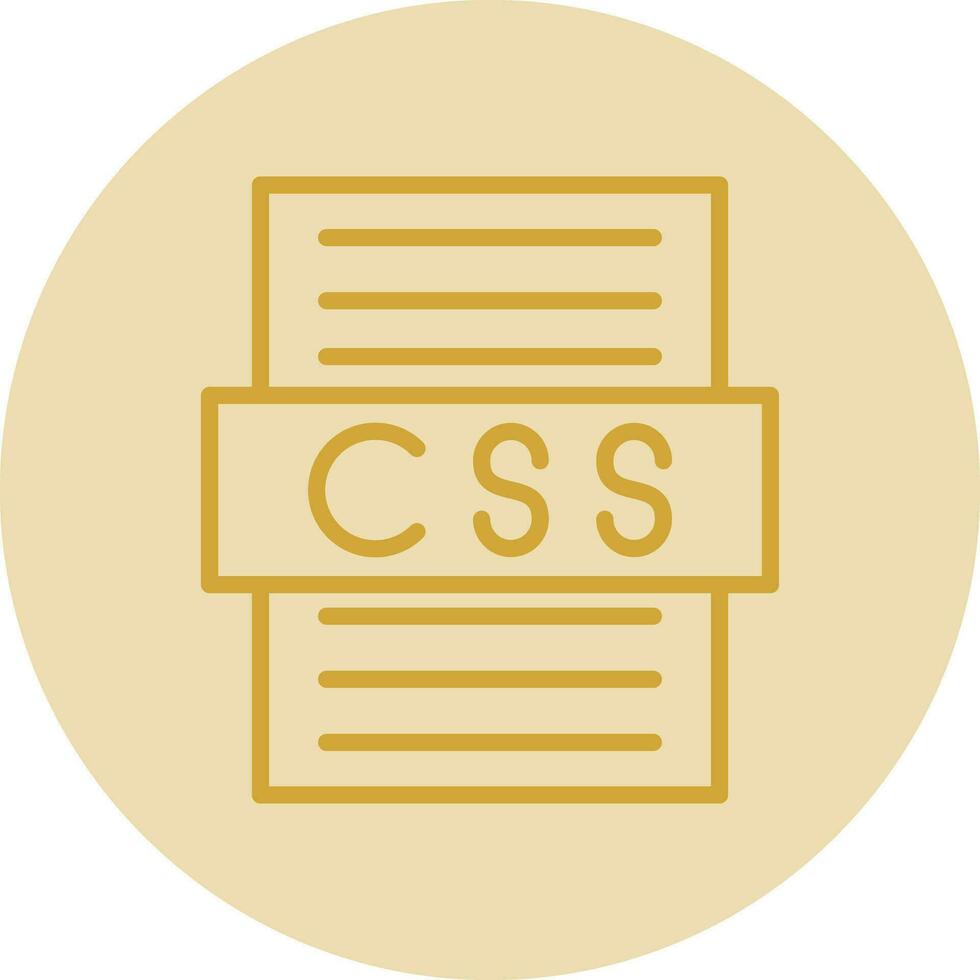 Css file Vector Icon Design