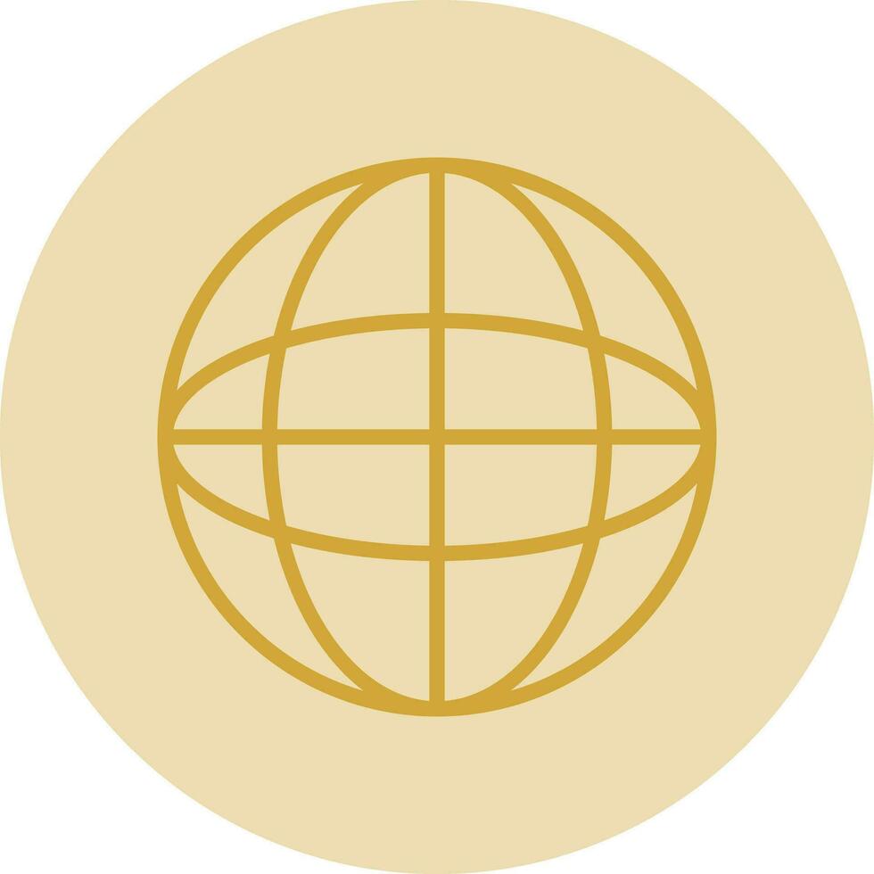 diseño de icono de vector de mundo