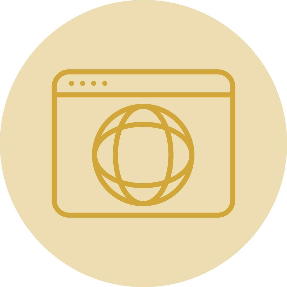 Browser Vector Icon Design