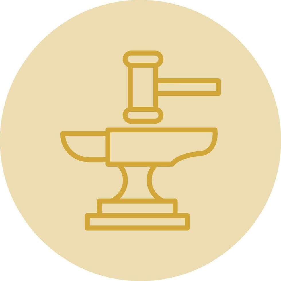 Anvil Vector Icon Design