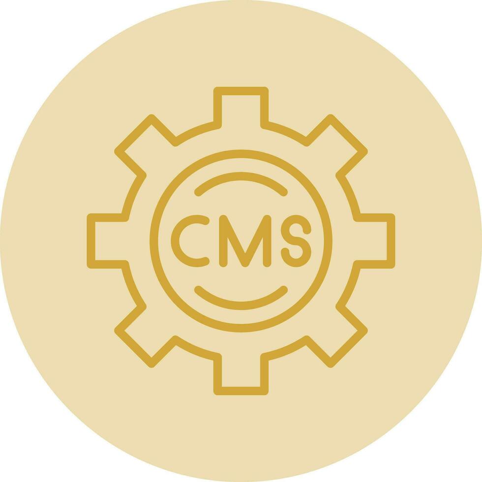 CMS Vector Icon Design