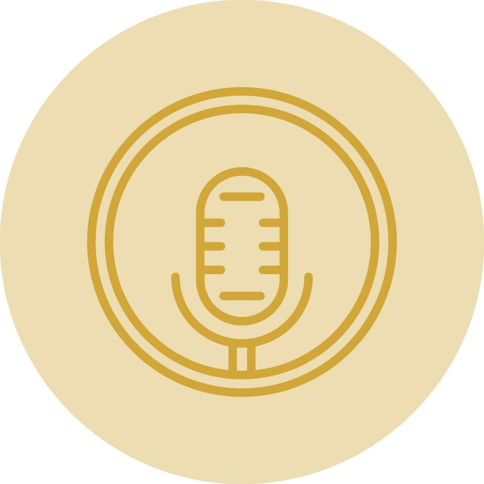 Podcast Vector Icon Design
