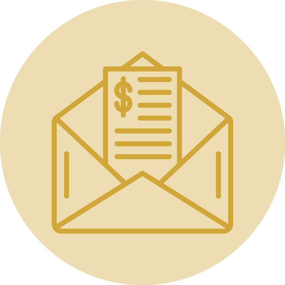 Paycheck Vector Icon Design
