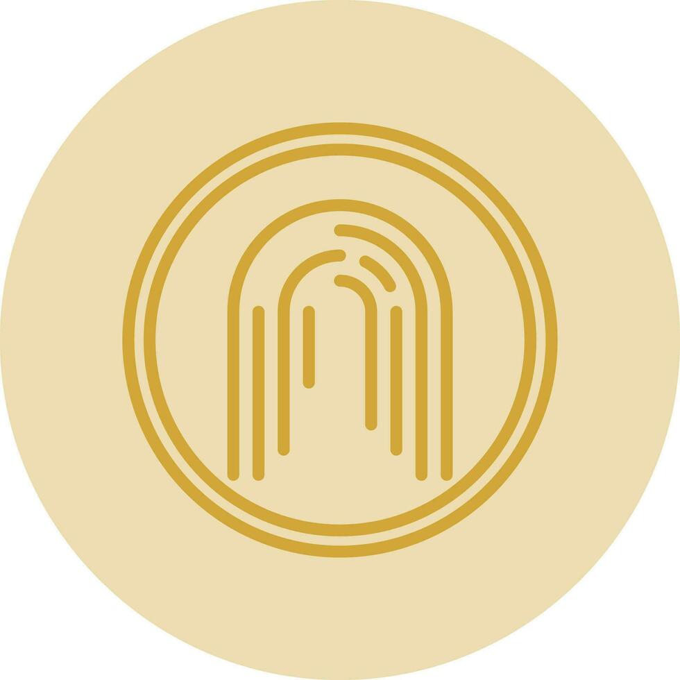 Finger print Vector Icon Design