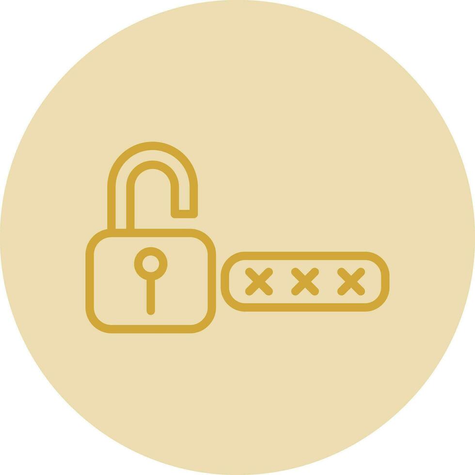 Password Vector Icon Design
