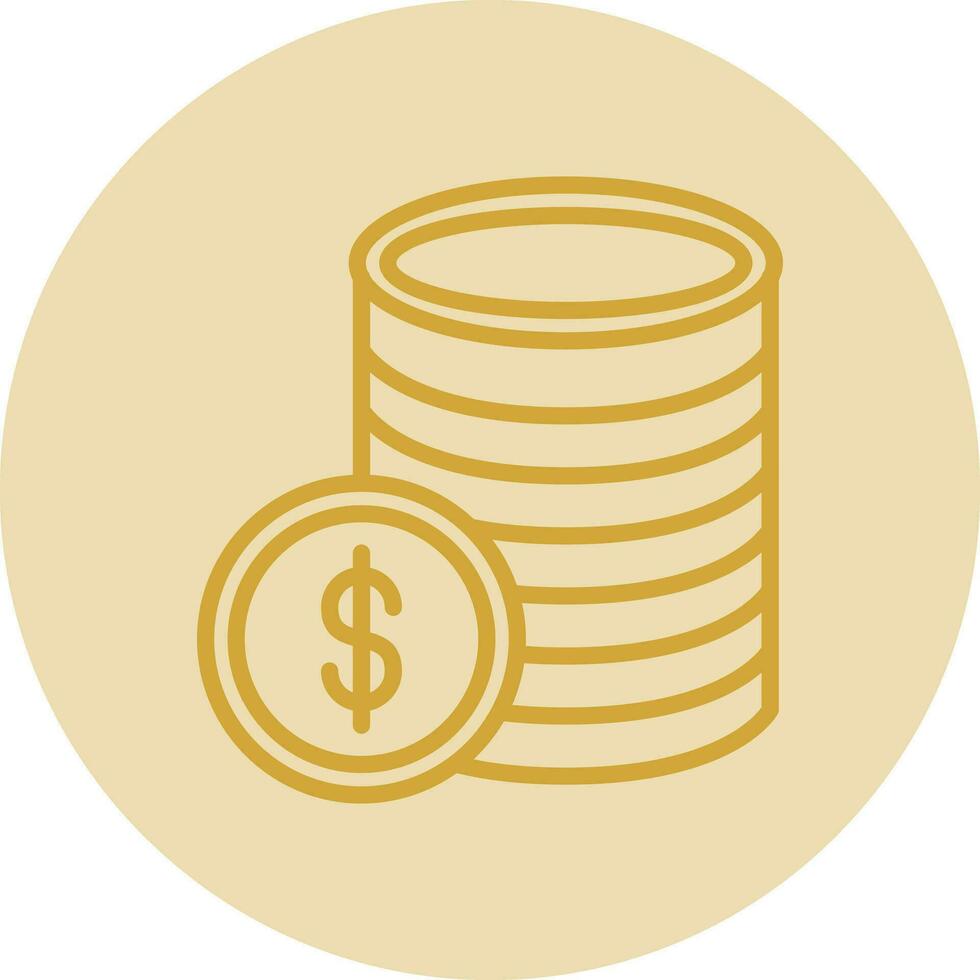 Coin Vector Icon Design