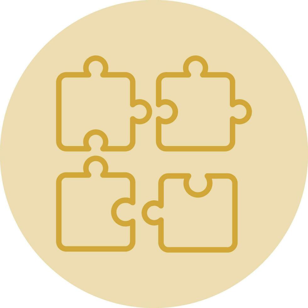 Puzzle Vector Icon Design