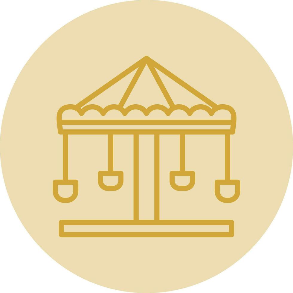 Merry go round Vector Icon Design