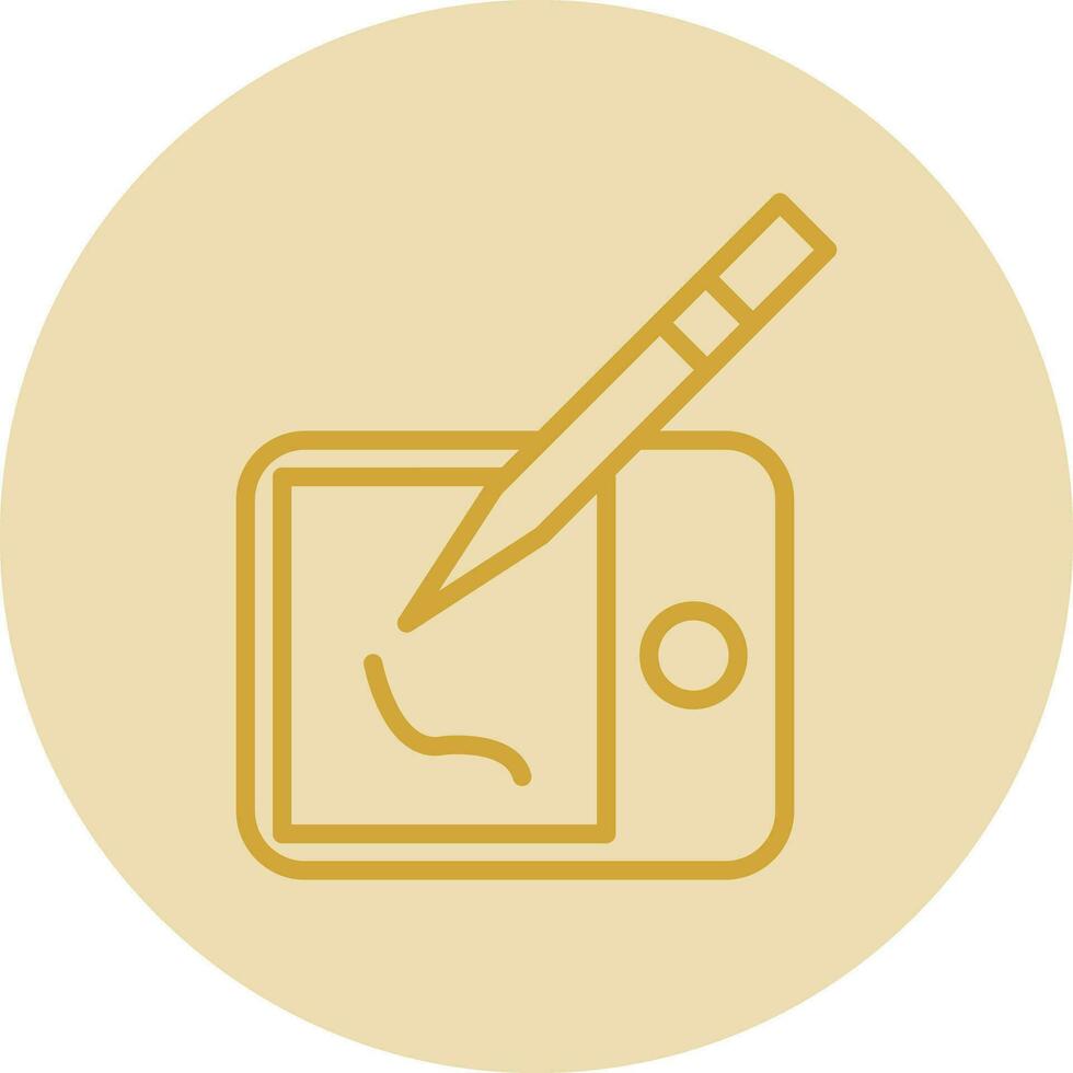 Drawing tablet Vector Icon Design