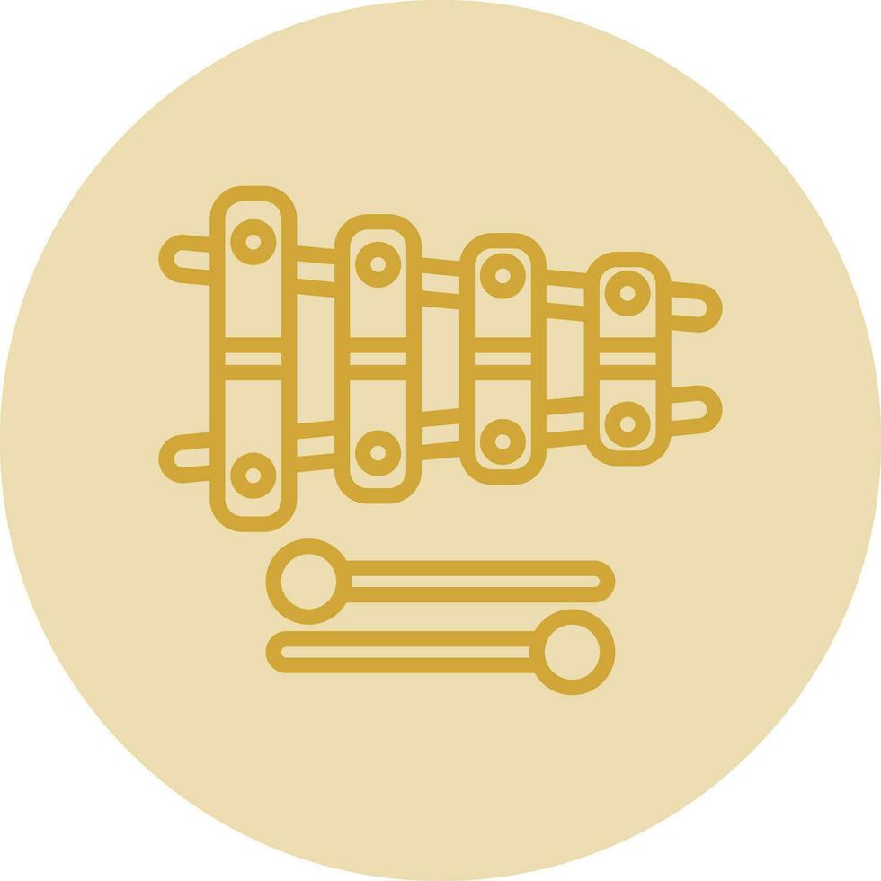 Xylophone Vector Icon Design