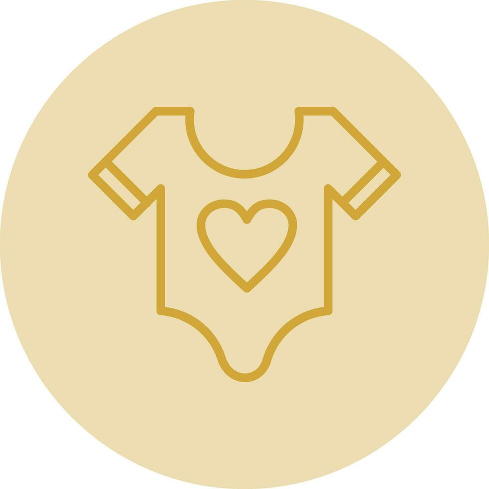 Baby shirt Vector Icon Design