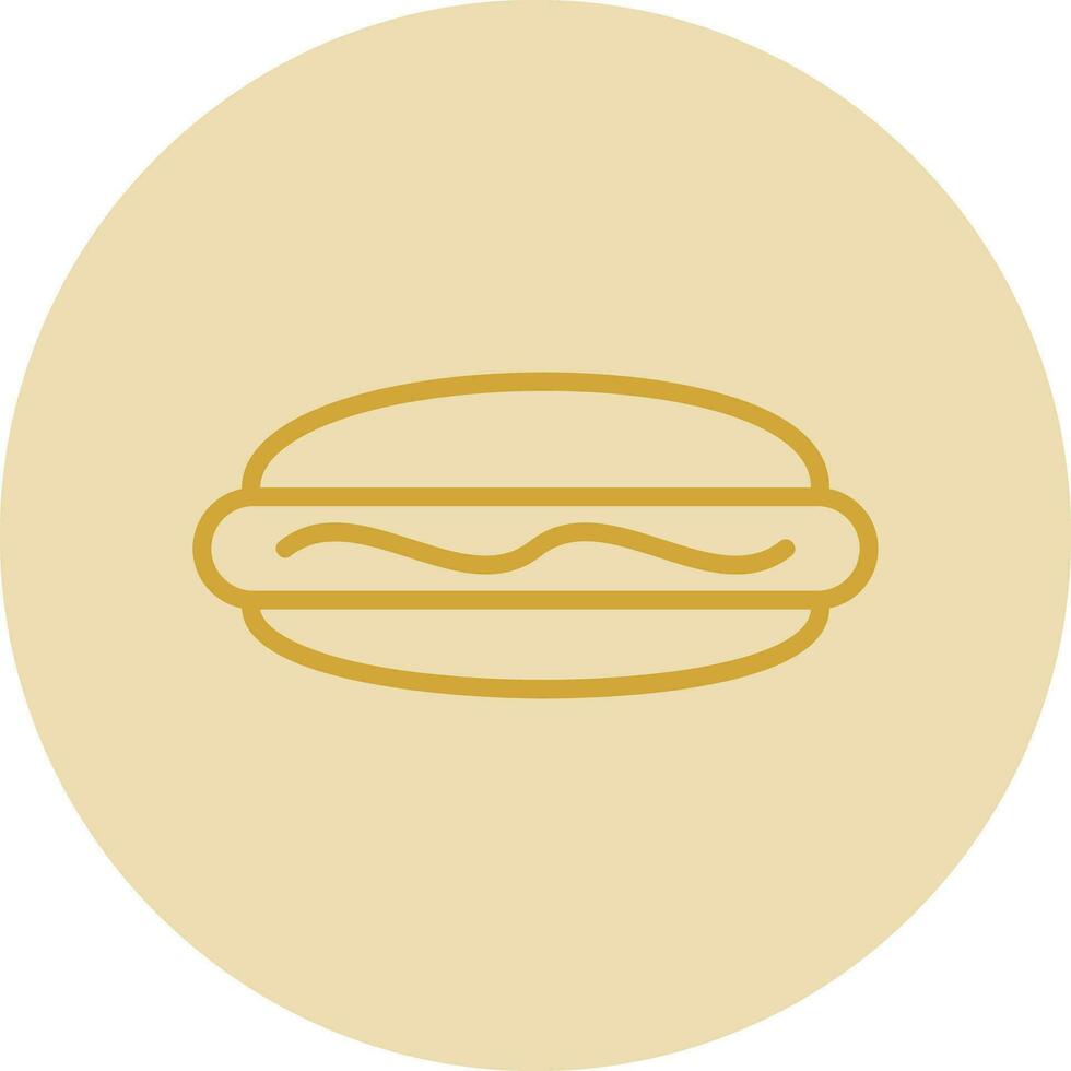 Hot dog Vector Icon Design