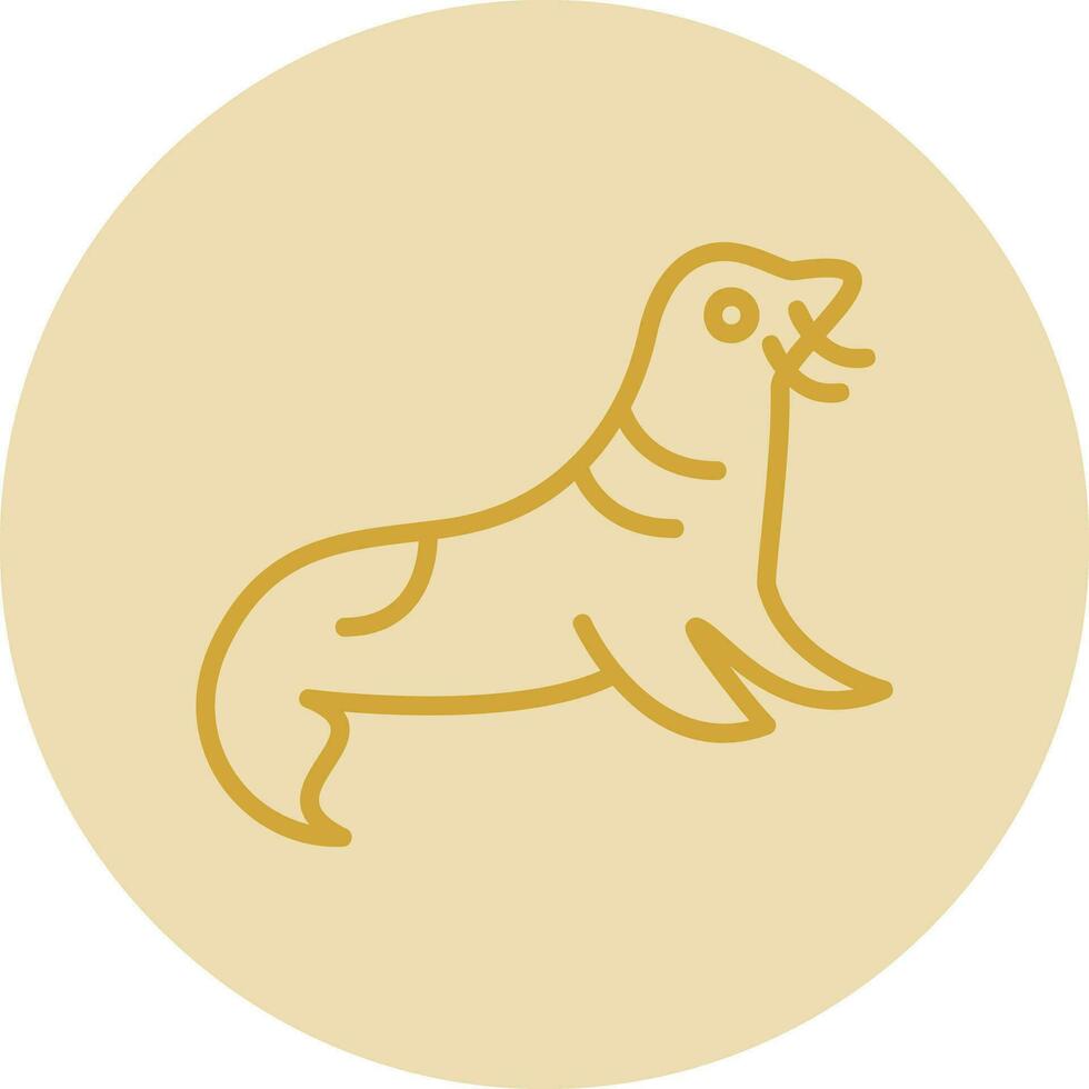 Seal Vector Icon Design