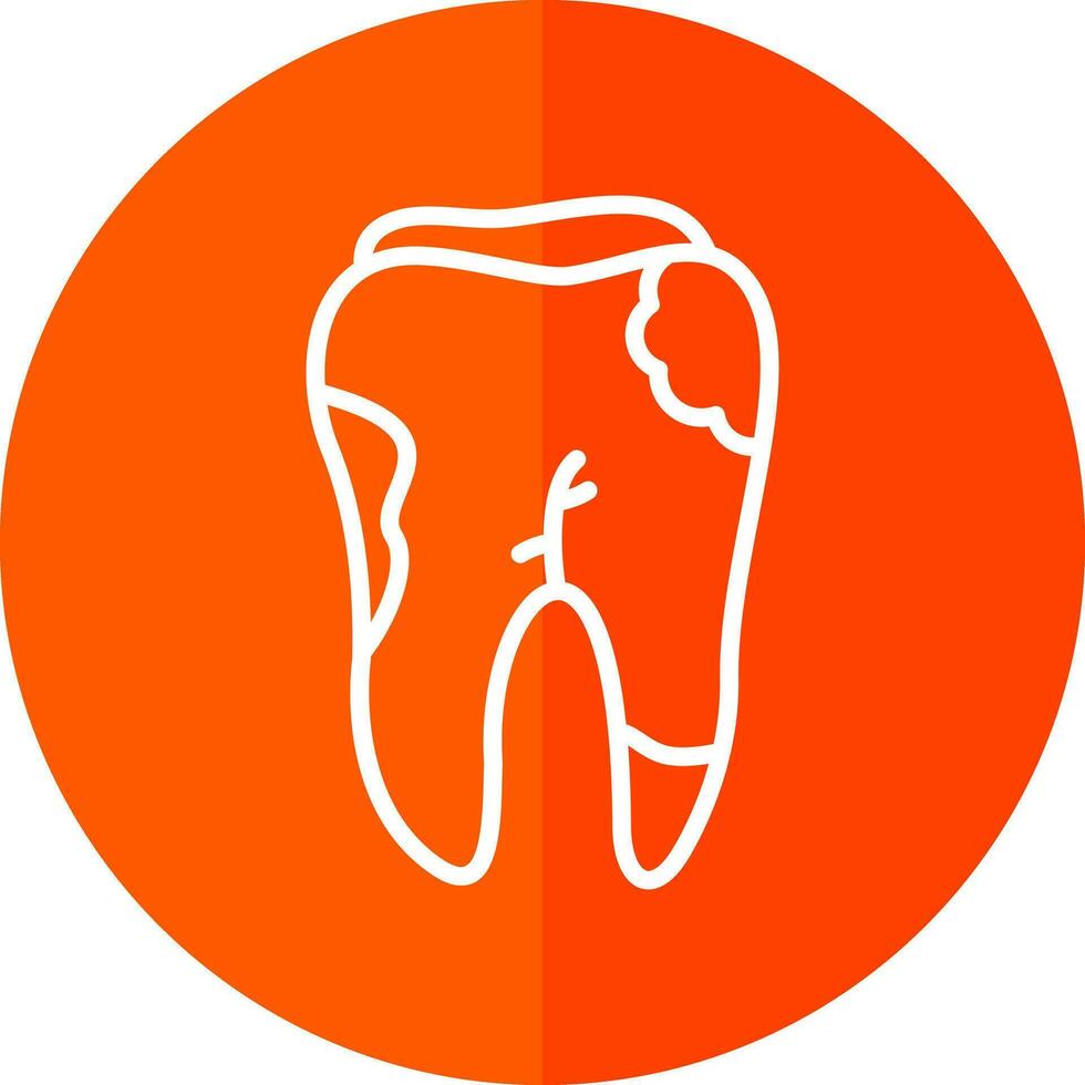 Caries Vector Icon Design