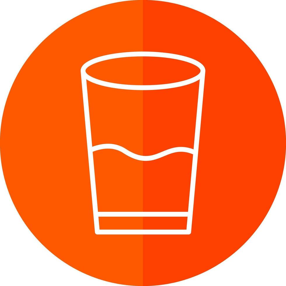 Glass of water Vector Icon Design
