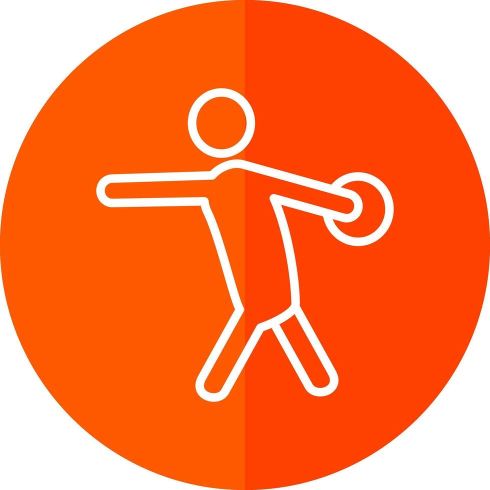 Discus Vector Icon Design