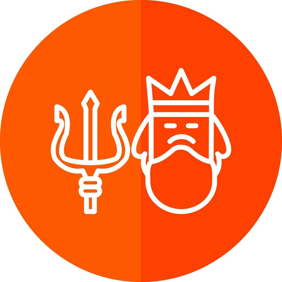 Poseidon Vector Icon Design