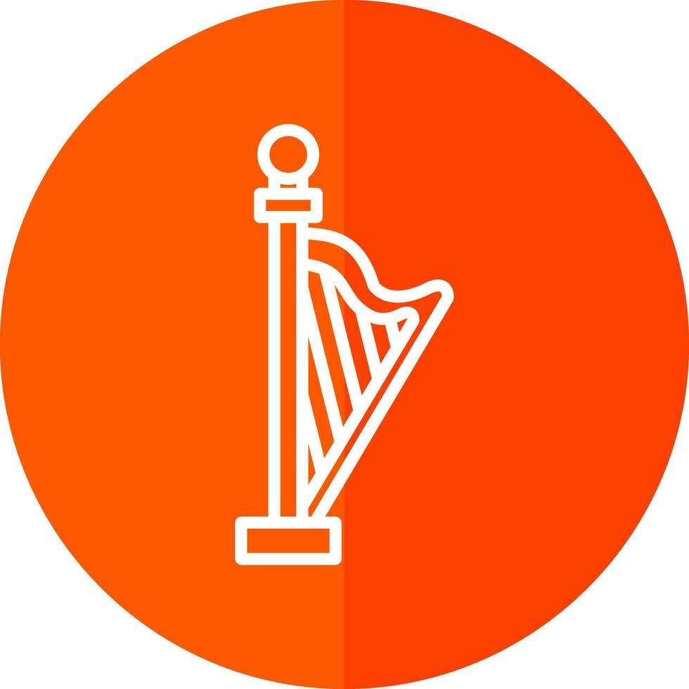 Harp Vector Icon Design