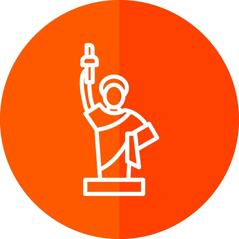 Statue Vector Icon Design