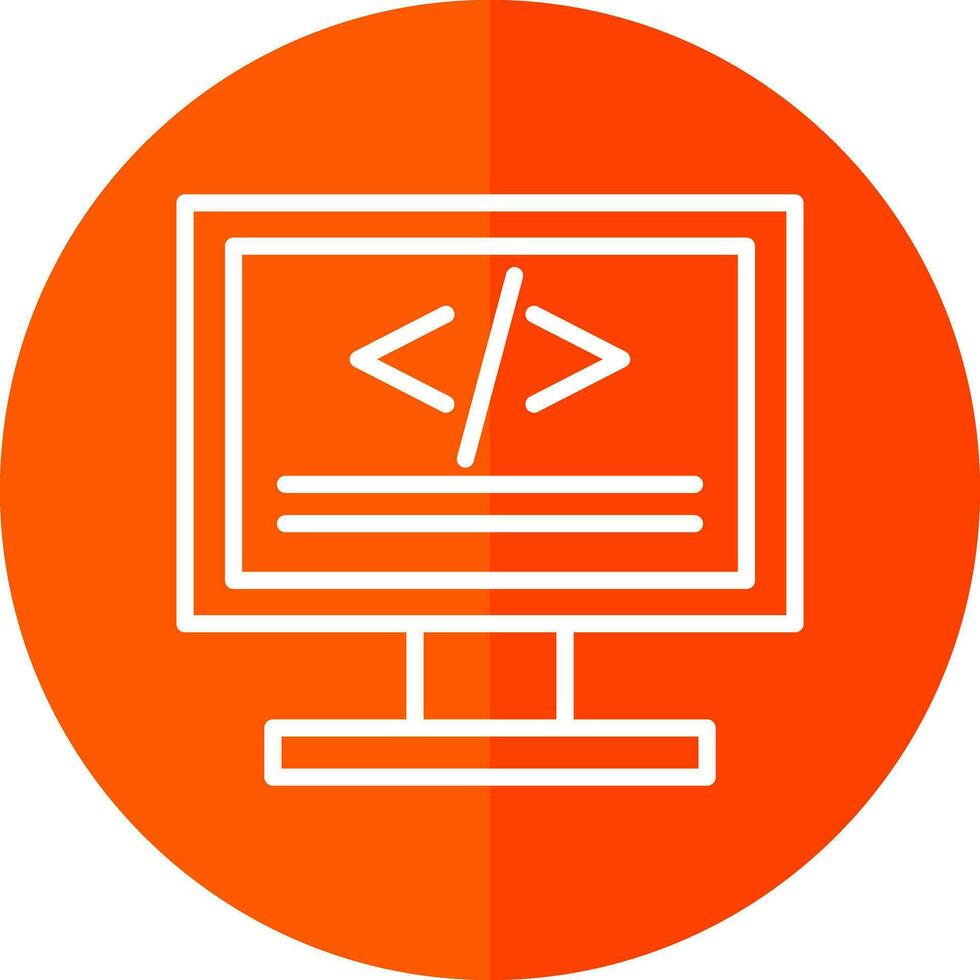 Coding Vector Icon Design