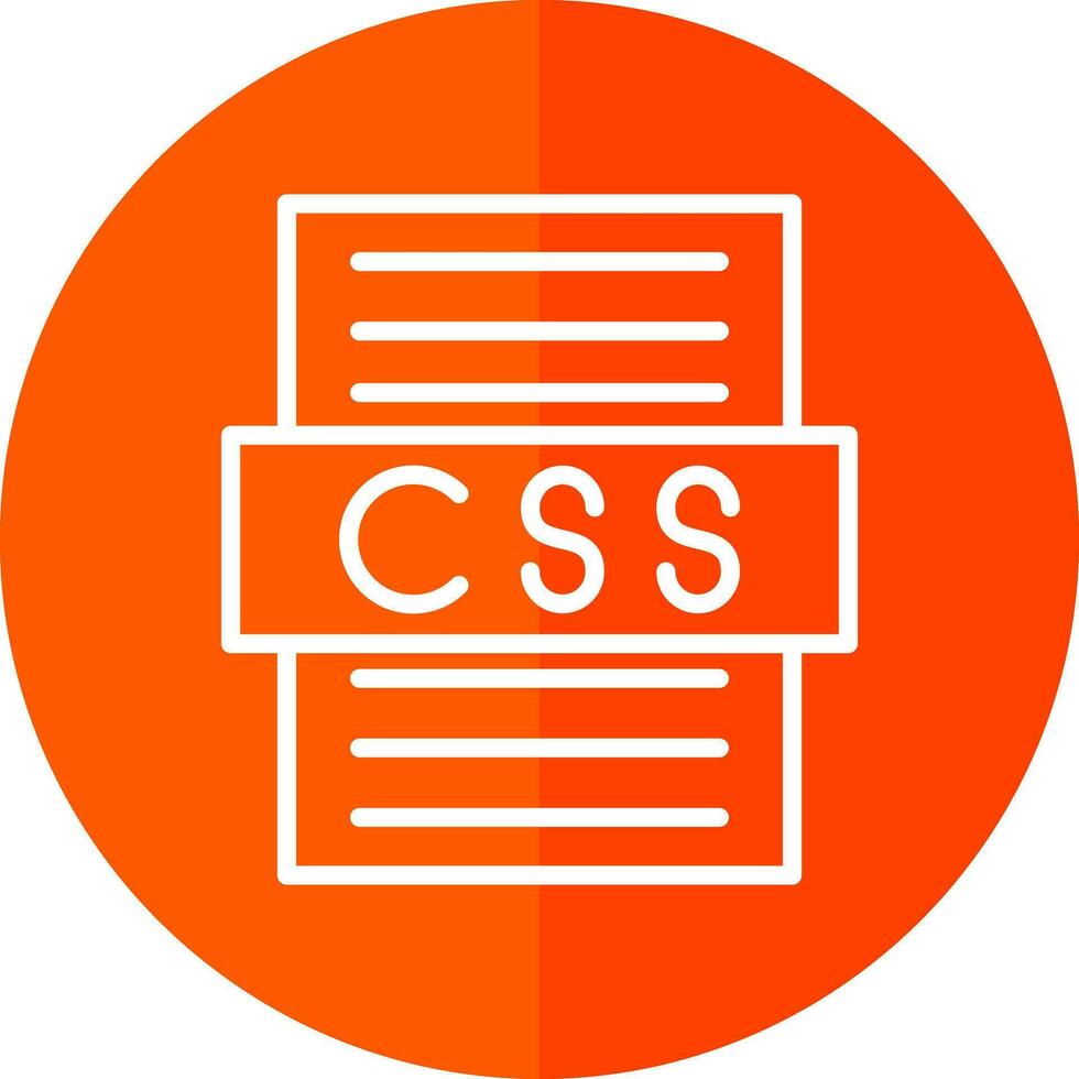 Css file Vector Icon Design