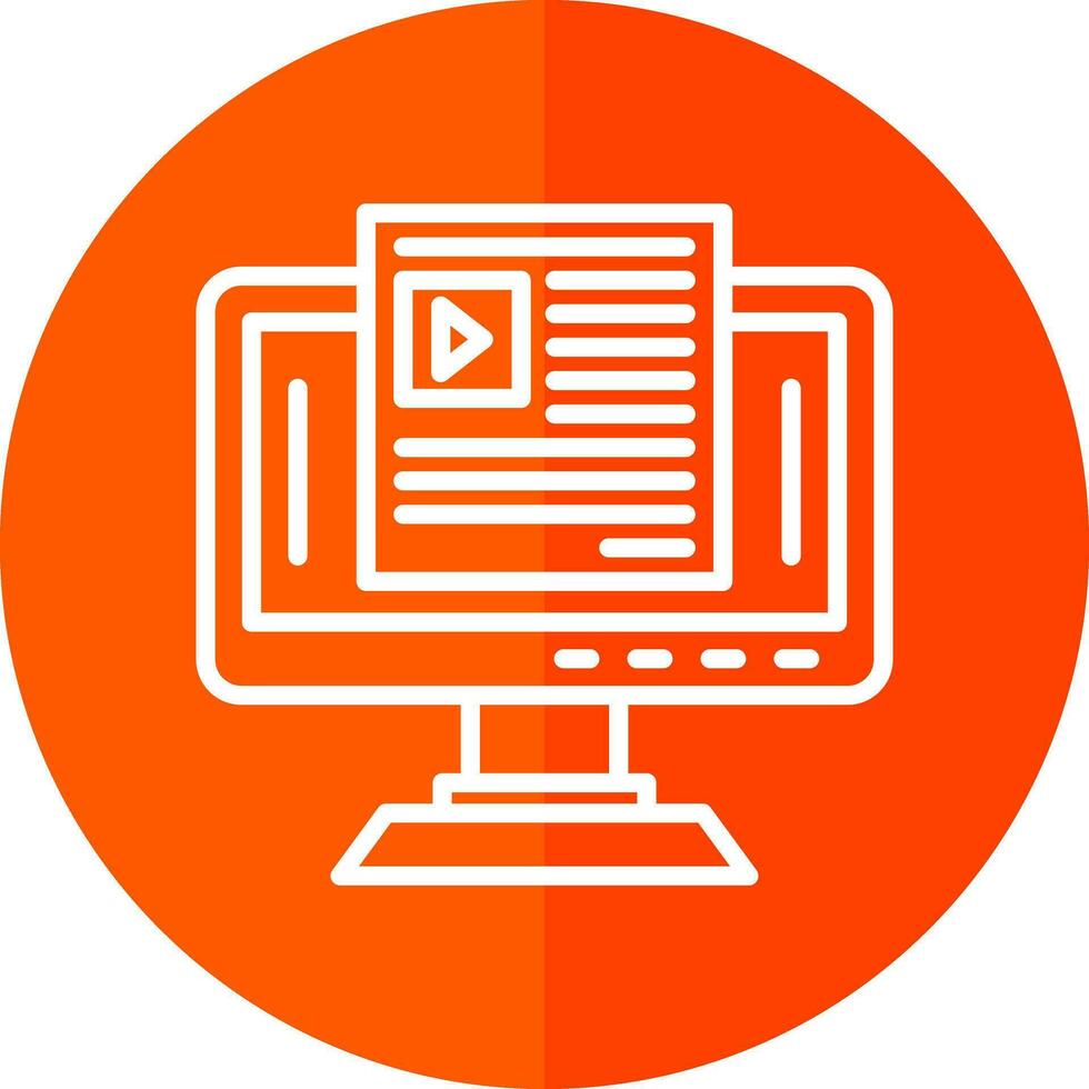 Blogging Vector Icon Design
