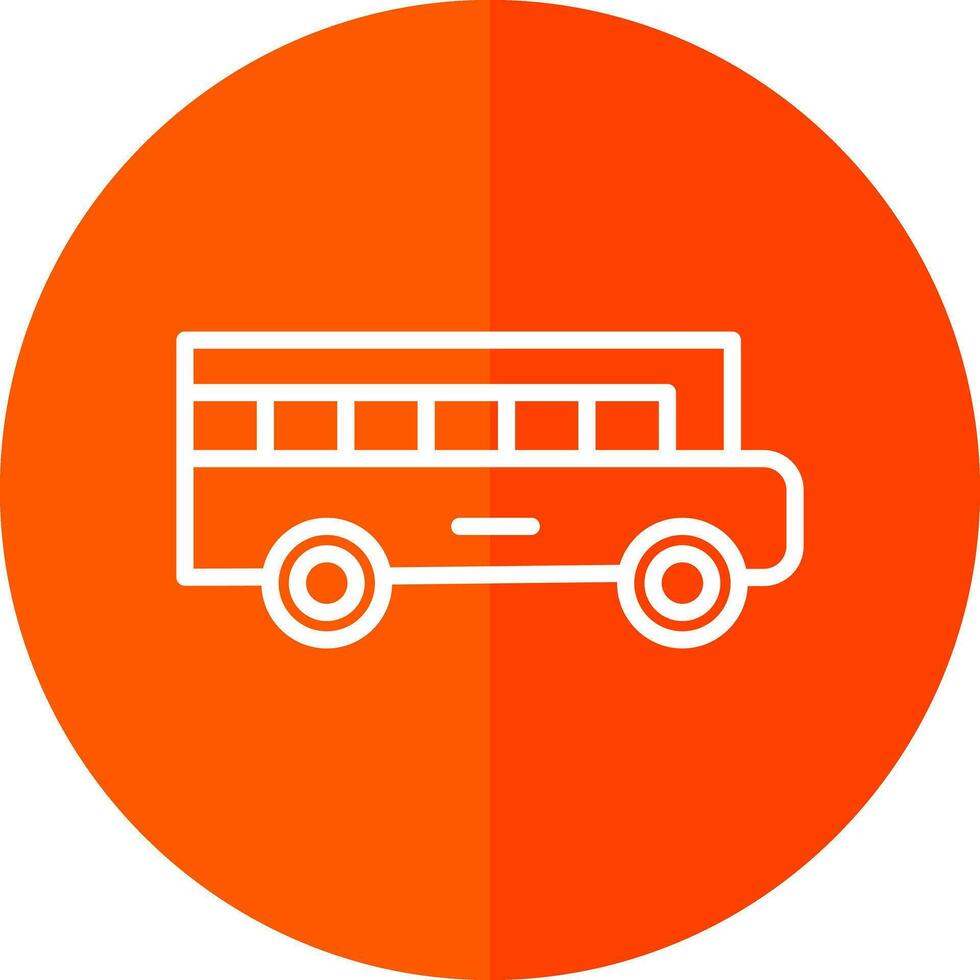 School bus Vector Icon Design