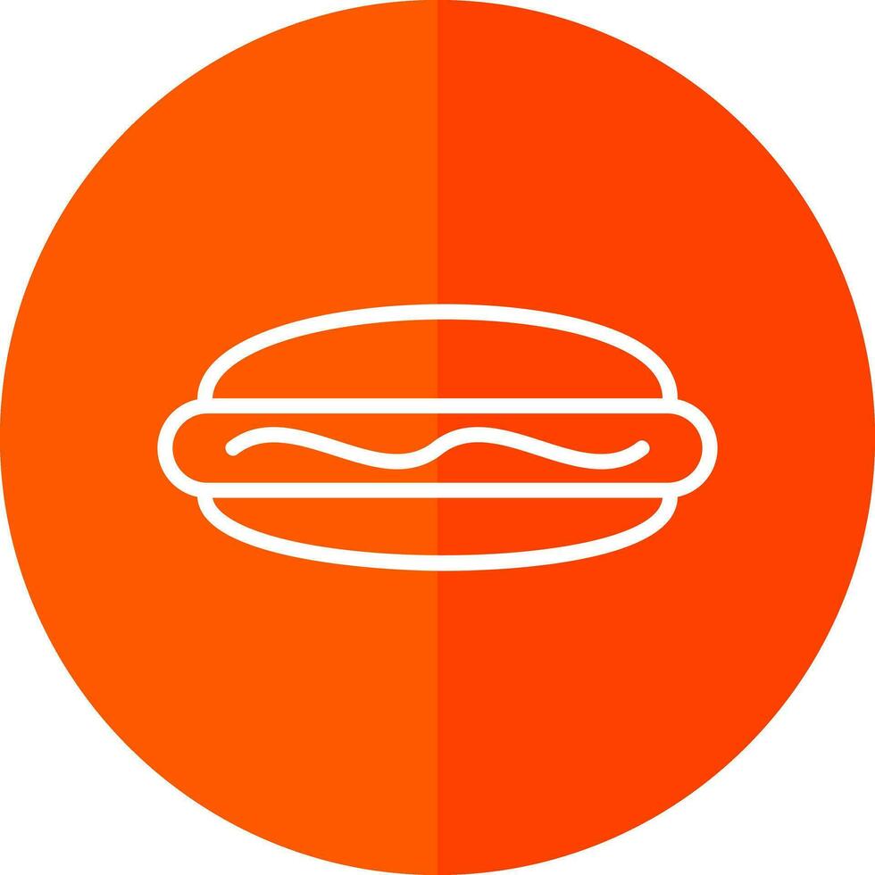 Hot dog Vector Icon Design