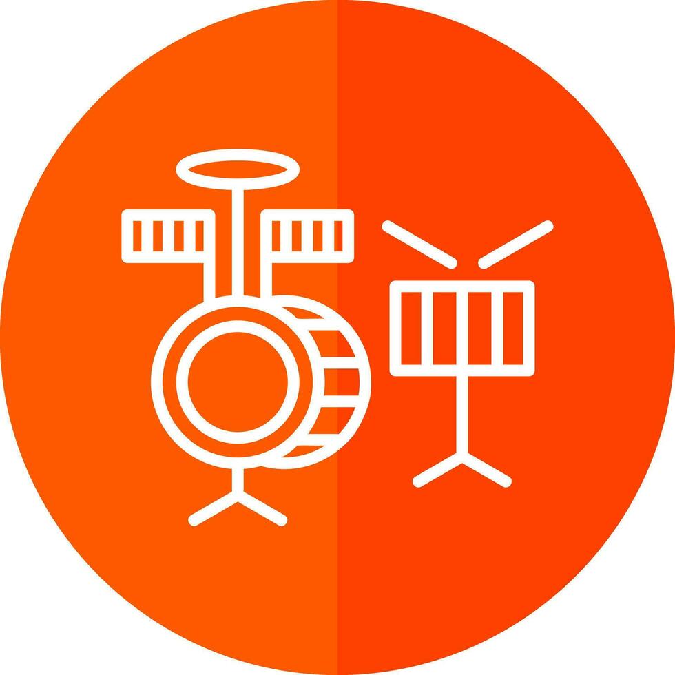 Drums Vector Icon Design