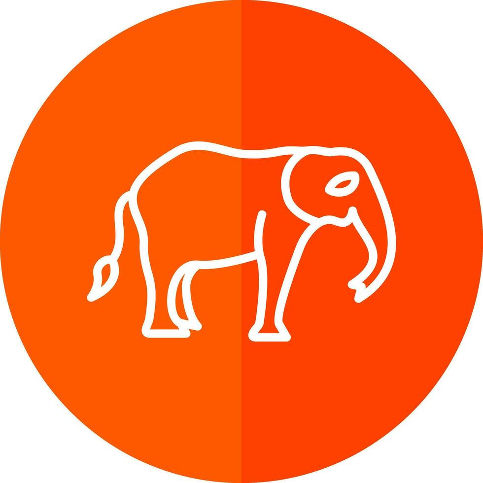 diseño de icono de vector de elefante