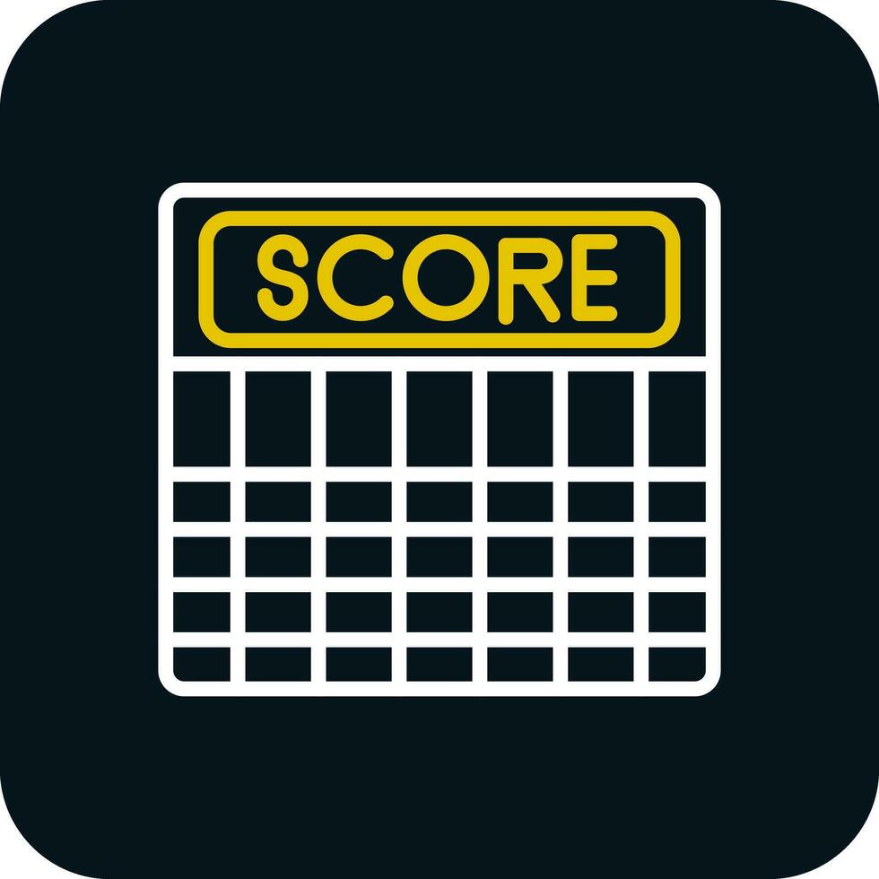 Score Vector Icon Design