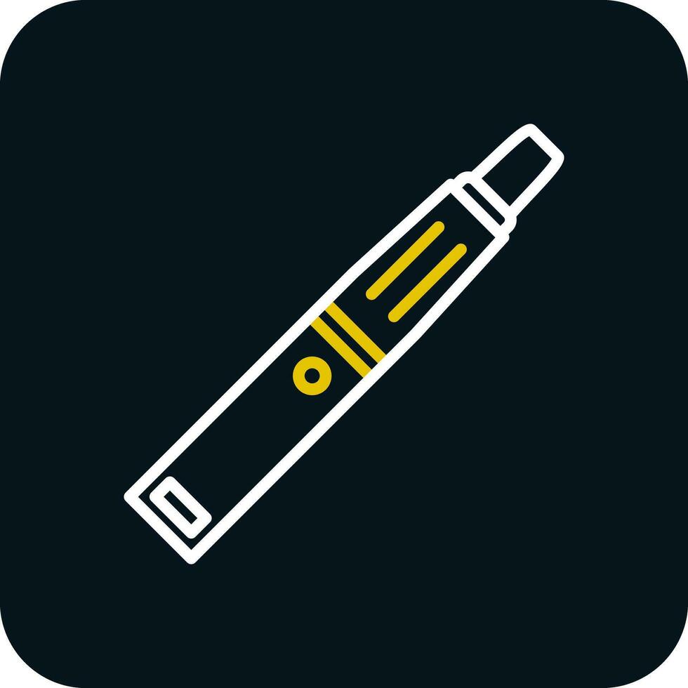 Electronic cigarette Vector Icon Design