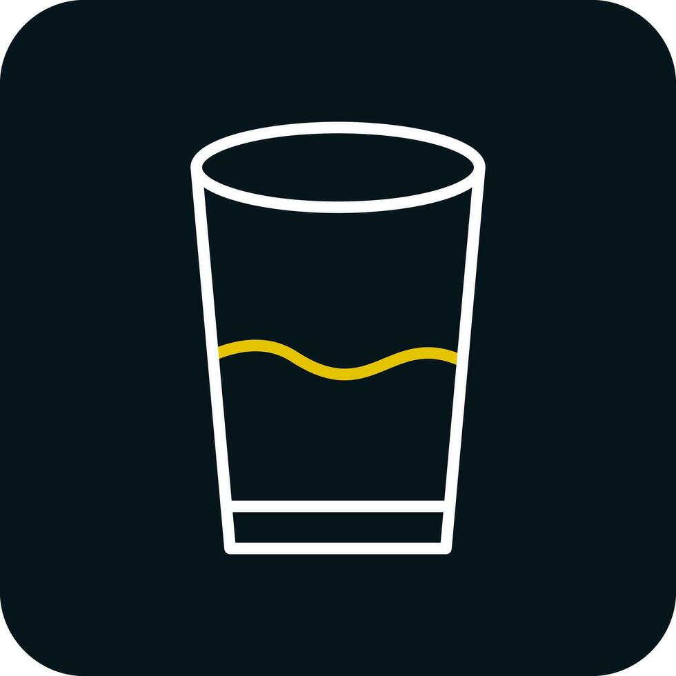 Glass of water Vector Icon Design