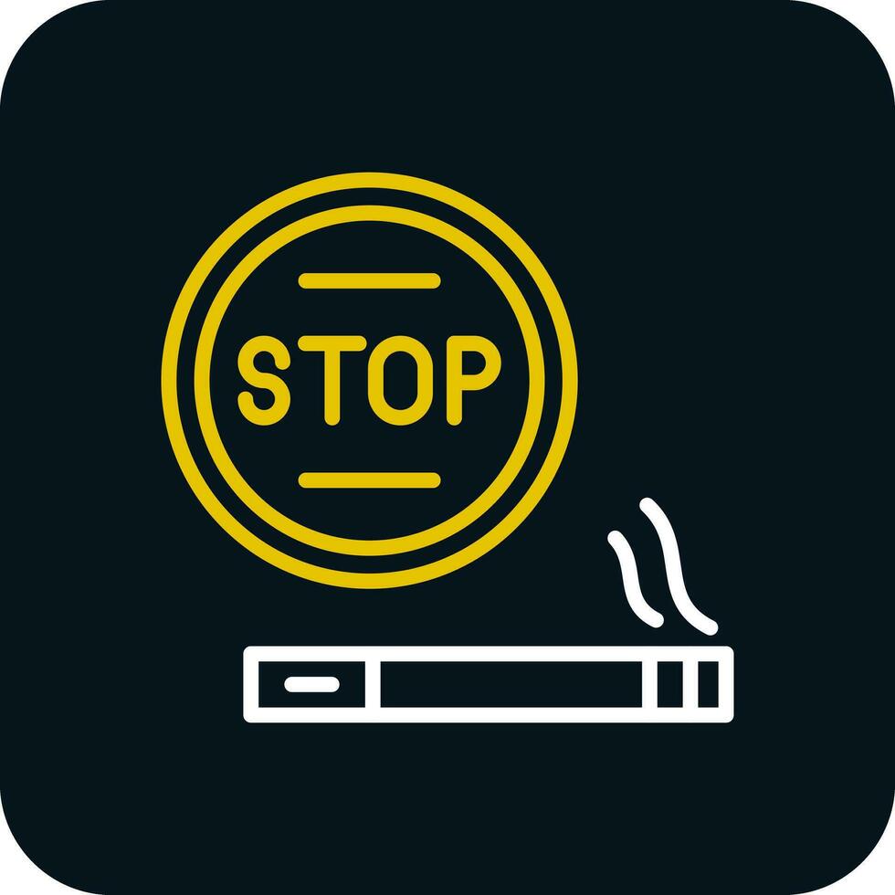 Stop Vector Icon Design