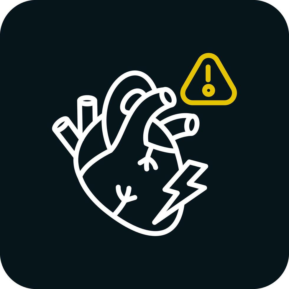 Heart attack Vector Icon Design