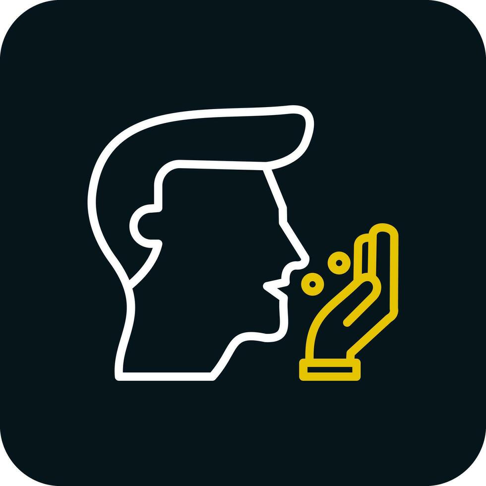 Cough Vector Icon Design