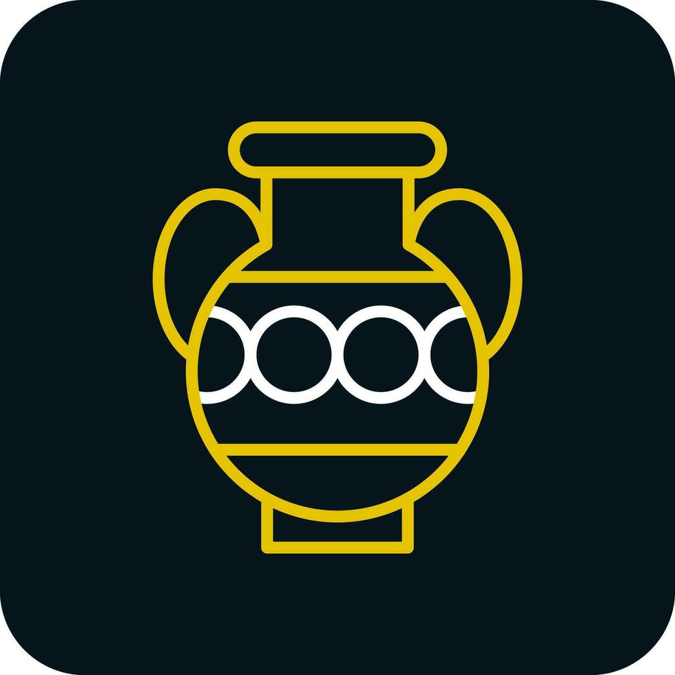 Amphora Vector Icon Design