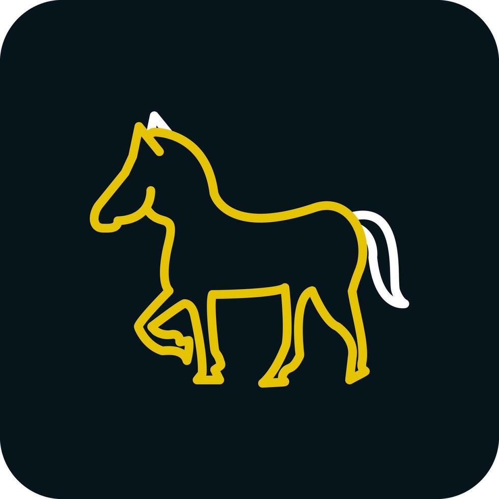 diseño de icono de vector de caballo